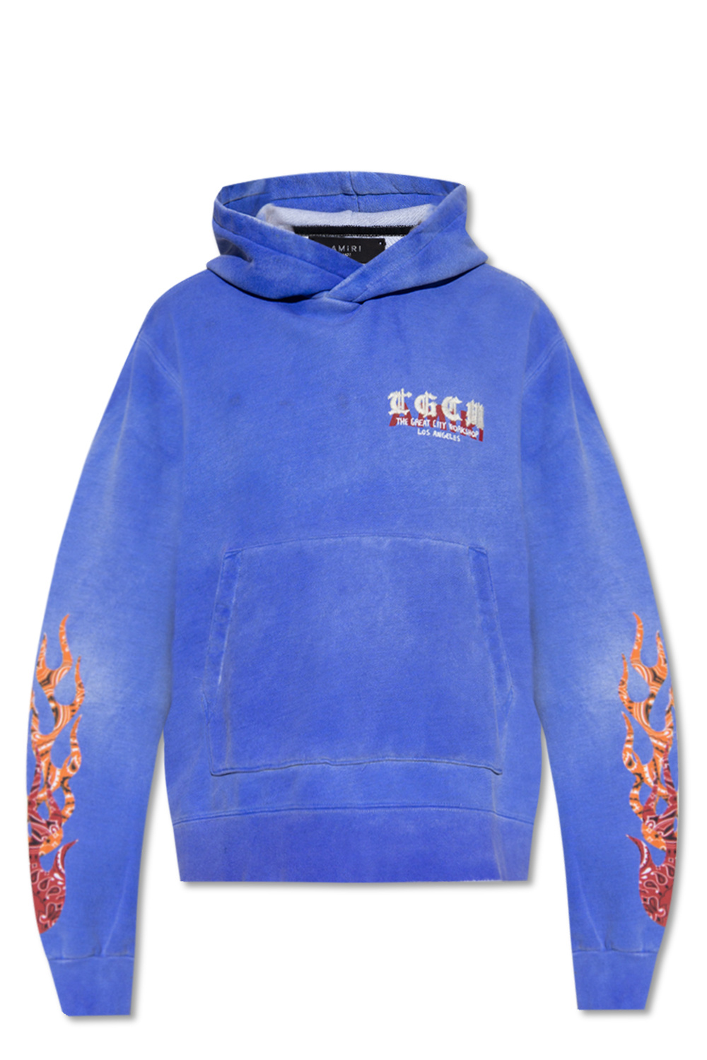 Men s Clothing Amiri Hoodie with faded effect ICON SWEATER PKG HOLIDAY BEAR Biname fmedShops